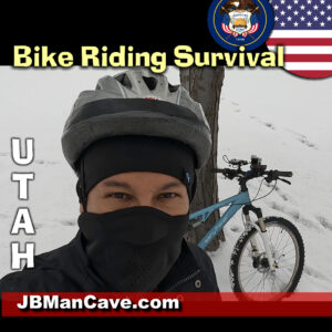 Winter Bike Riding Snow biking