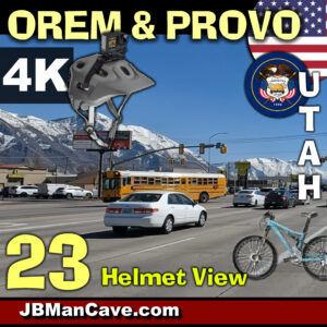 Bike Helmet view of Utah